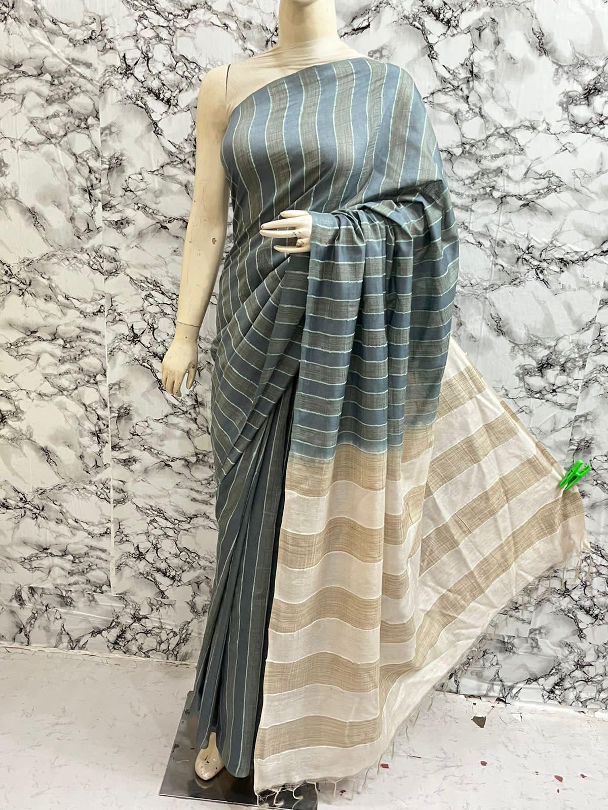Tussar silk saree
