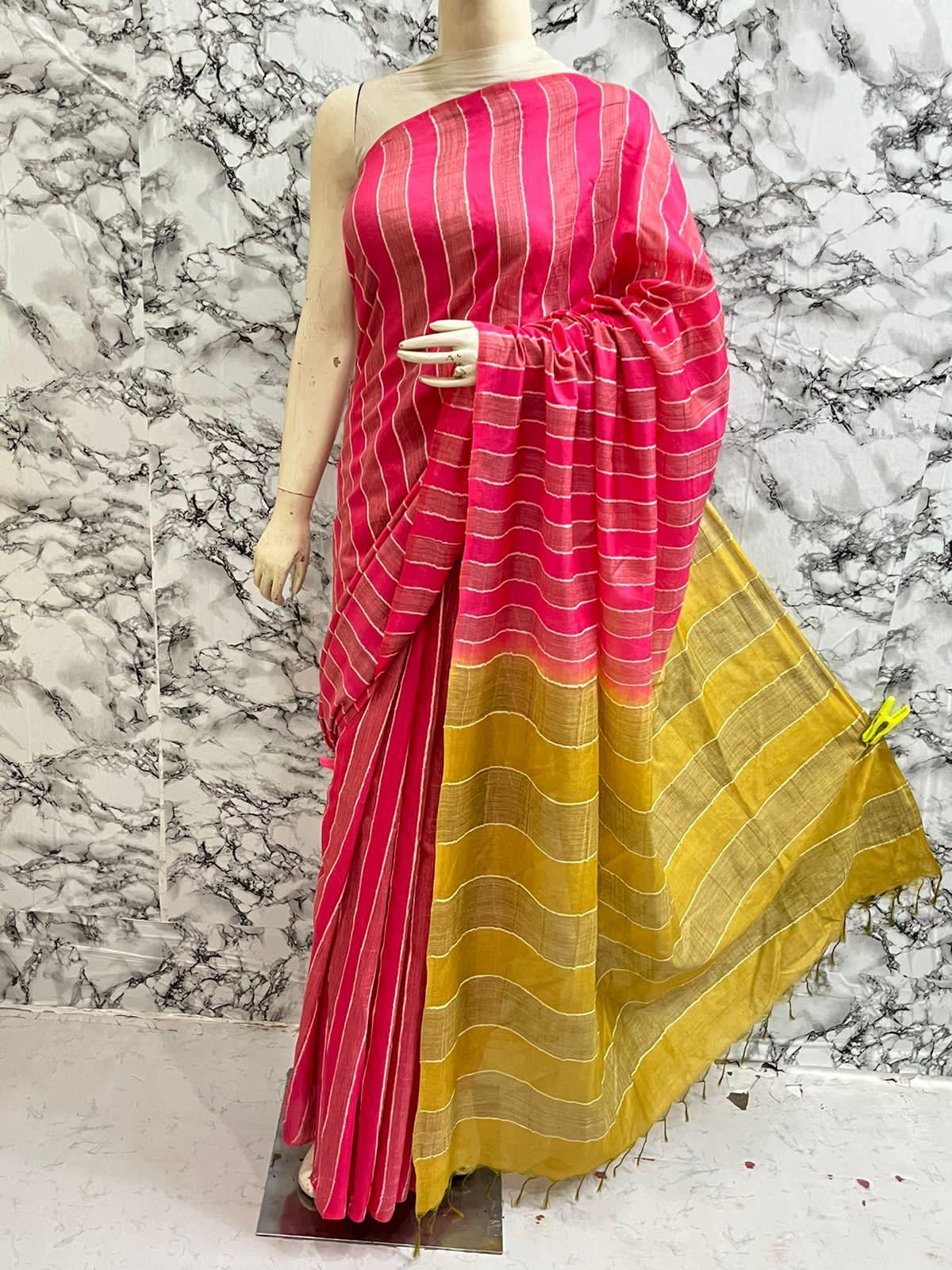 Tussar silk saree