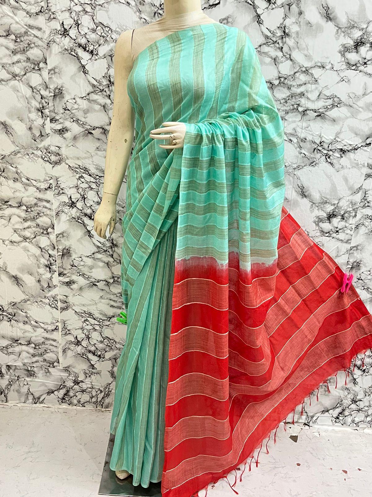 Tussar silk saree