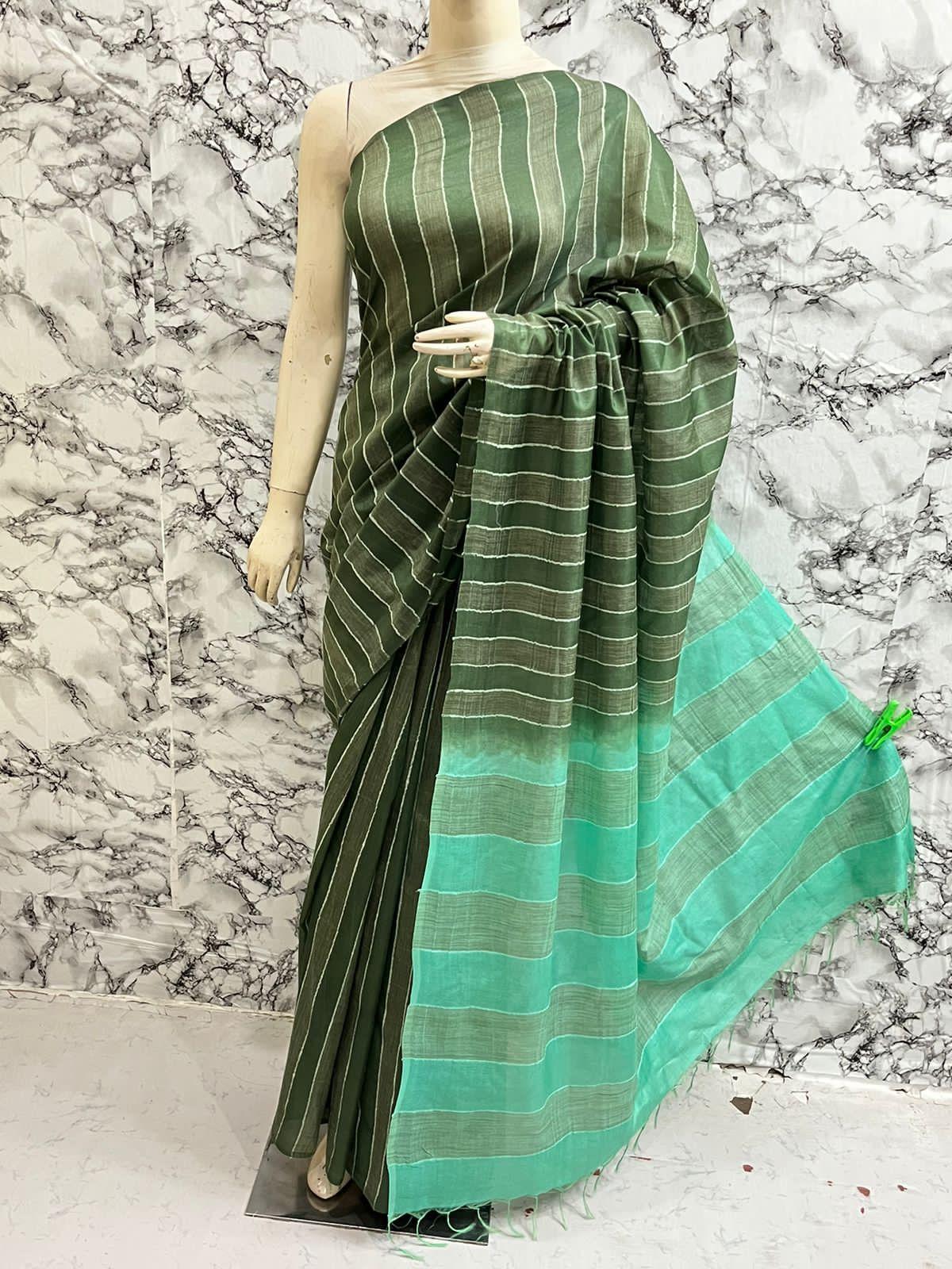 Tussar silk saree