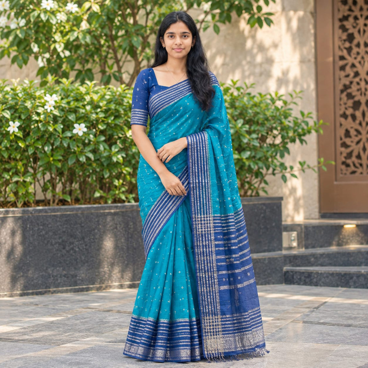 Banarasi Saree MSF002 - Blue