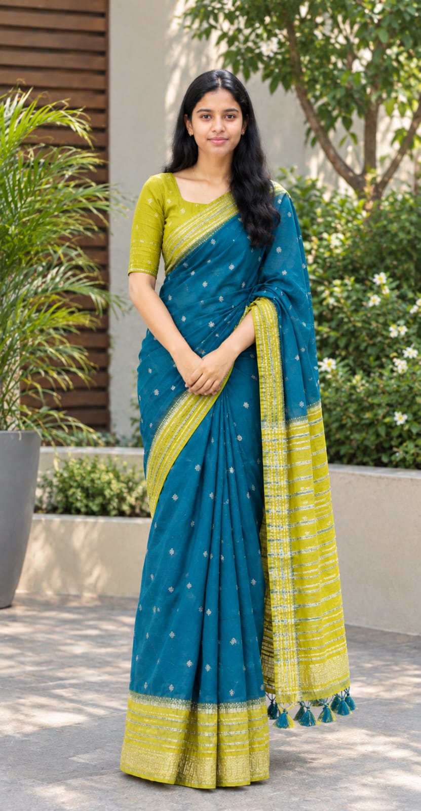 Banarasi saree MSF002 - Sea Blue