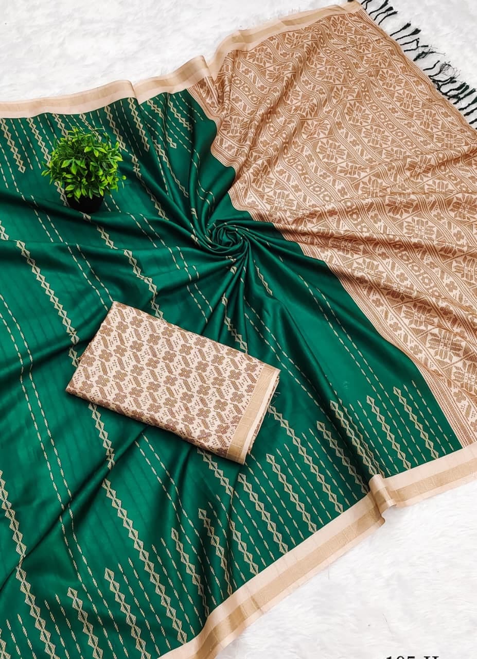 Fancy saree MSF003 - Green