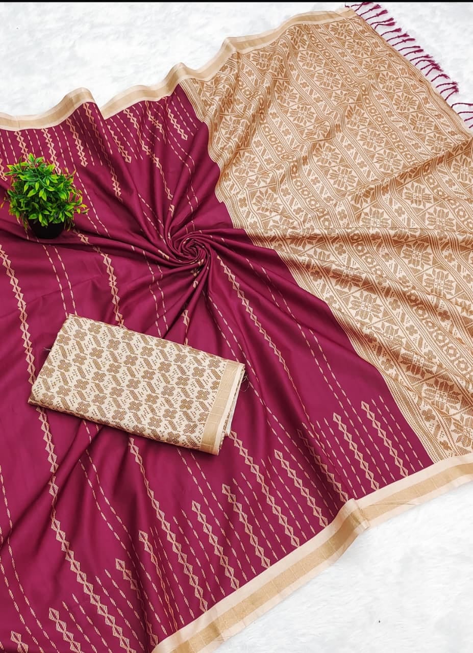 Fancy saree MSF003 - Red