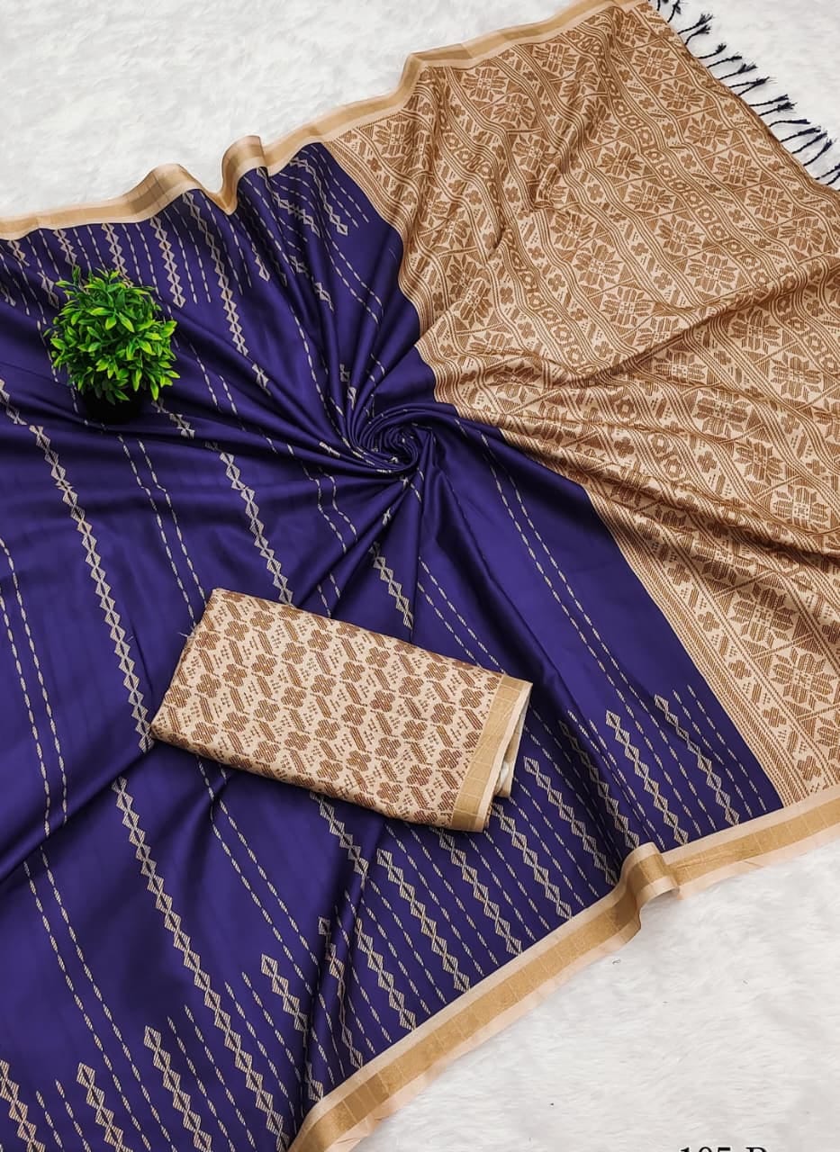 Fancy saree MSF003 - Blue
