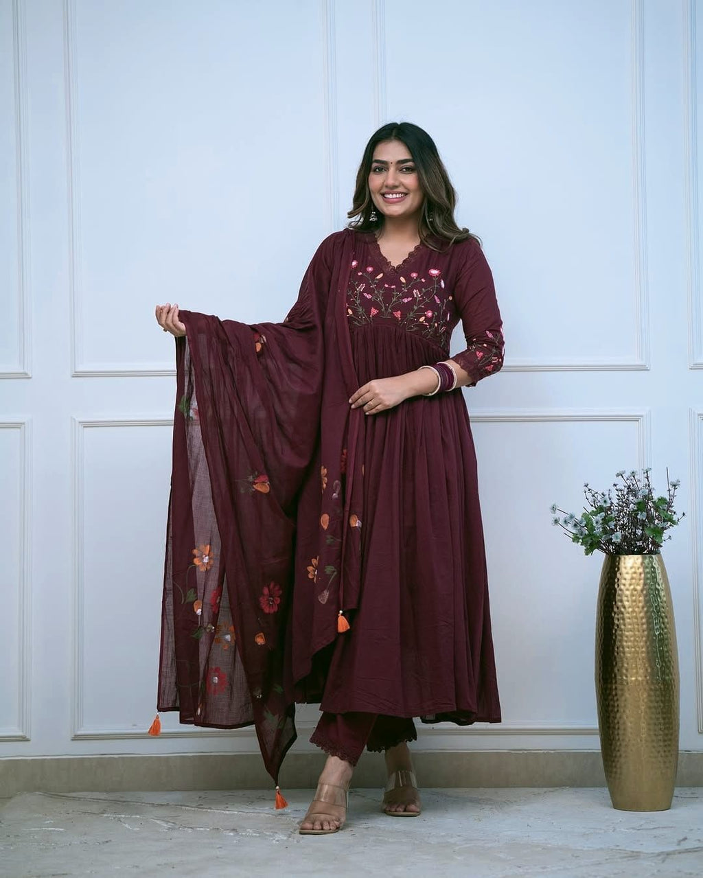 Jaipuri cotton 3pc suit