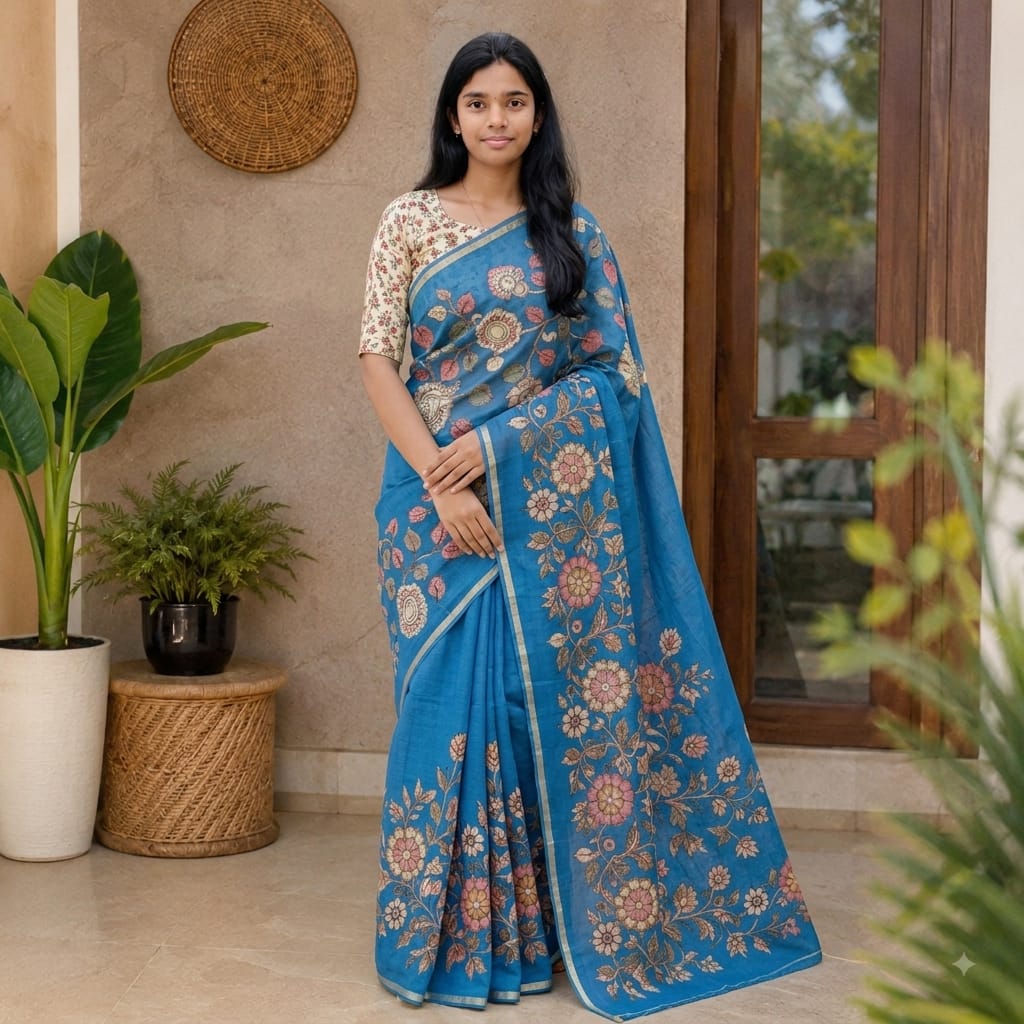 Kota applique work saree