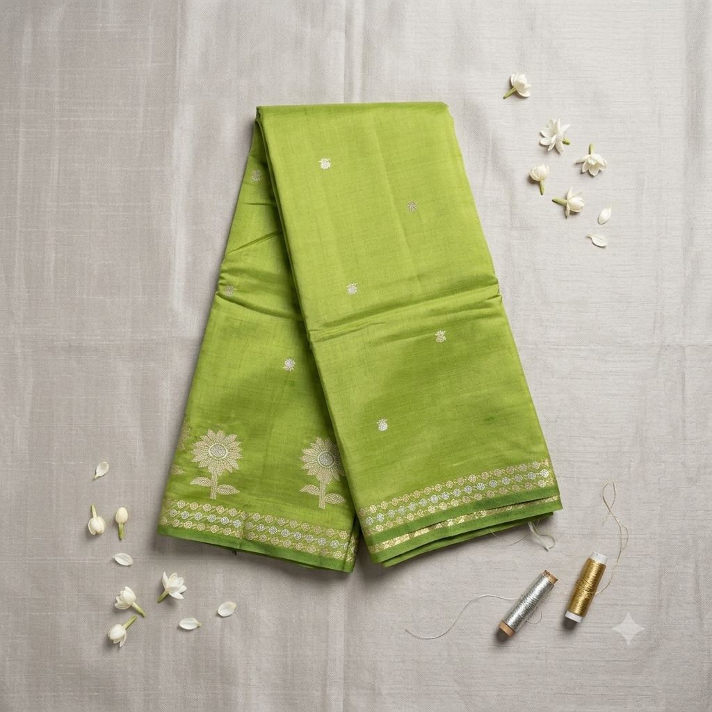 Tussar silk saree
