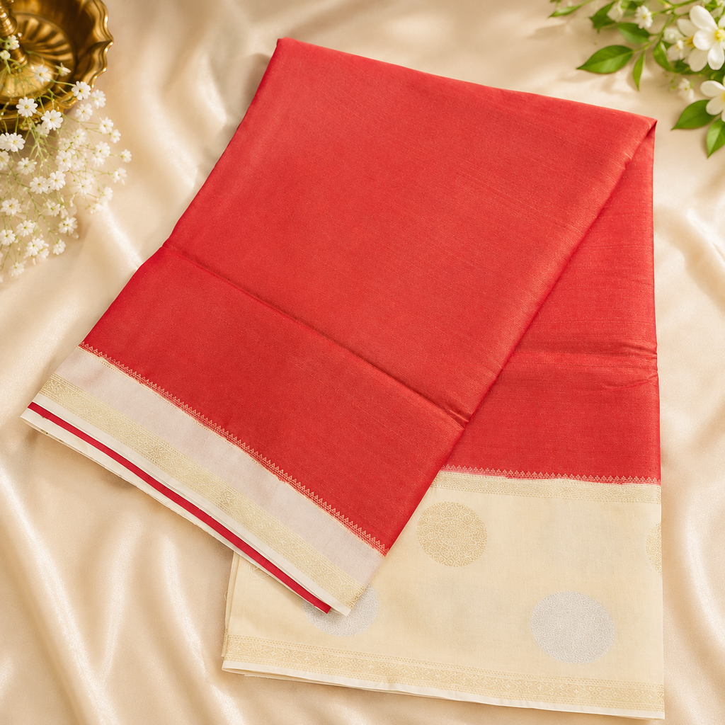 Viscose tissue silk saree
