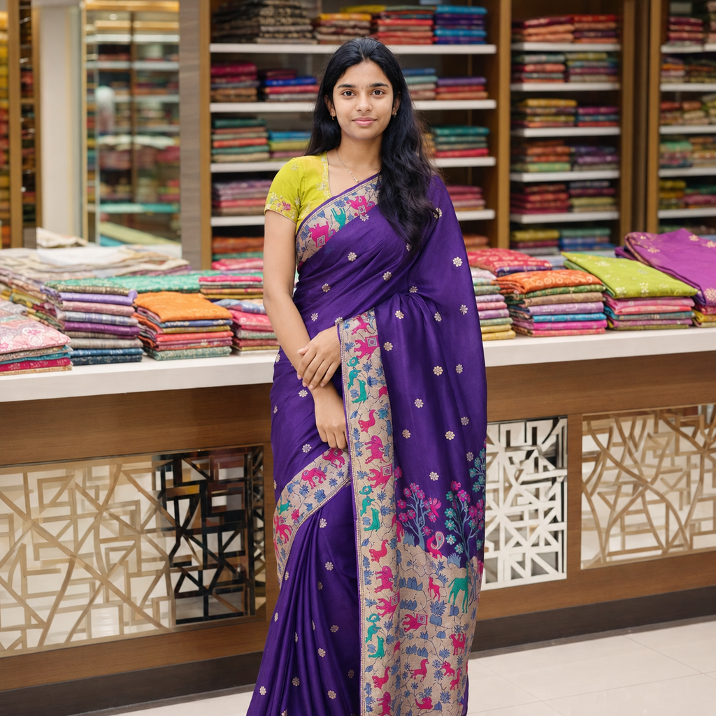 Banarasi fancy saree