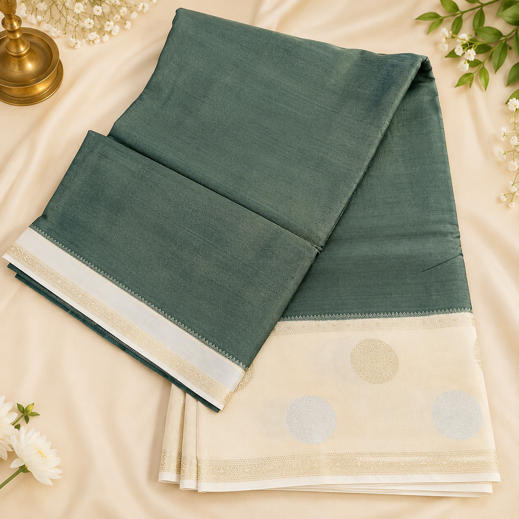 Viscose tissue silk saree