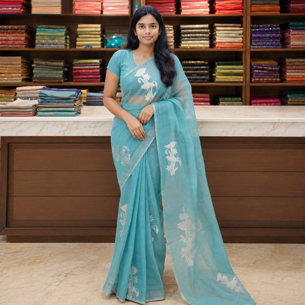 Paper Silk Saree