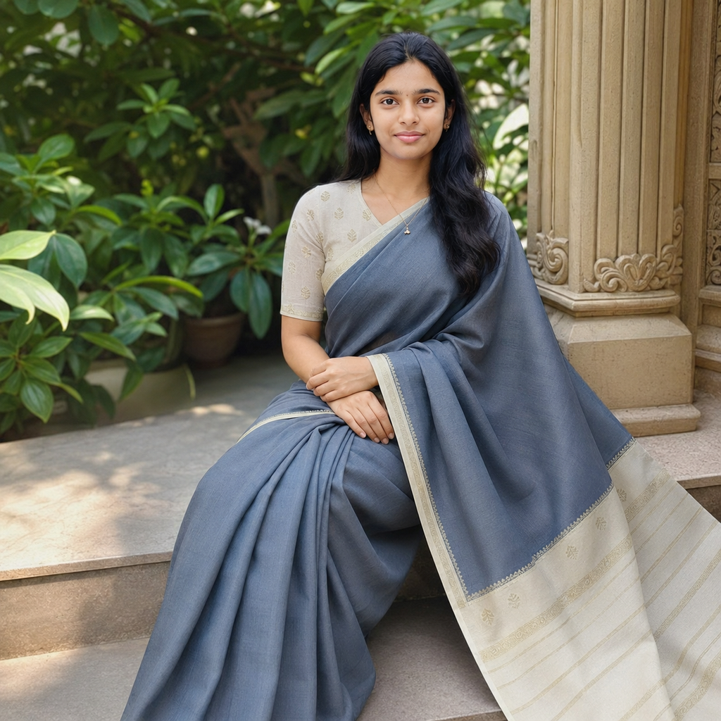 Viscose tissue silk saree