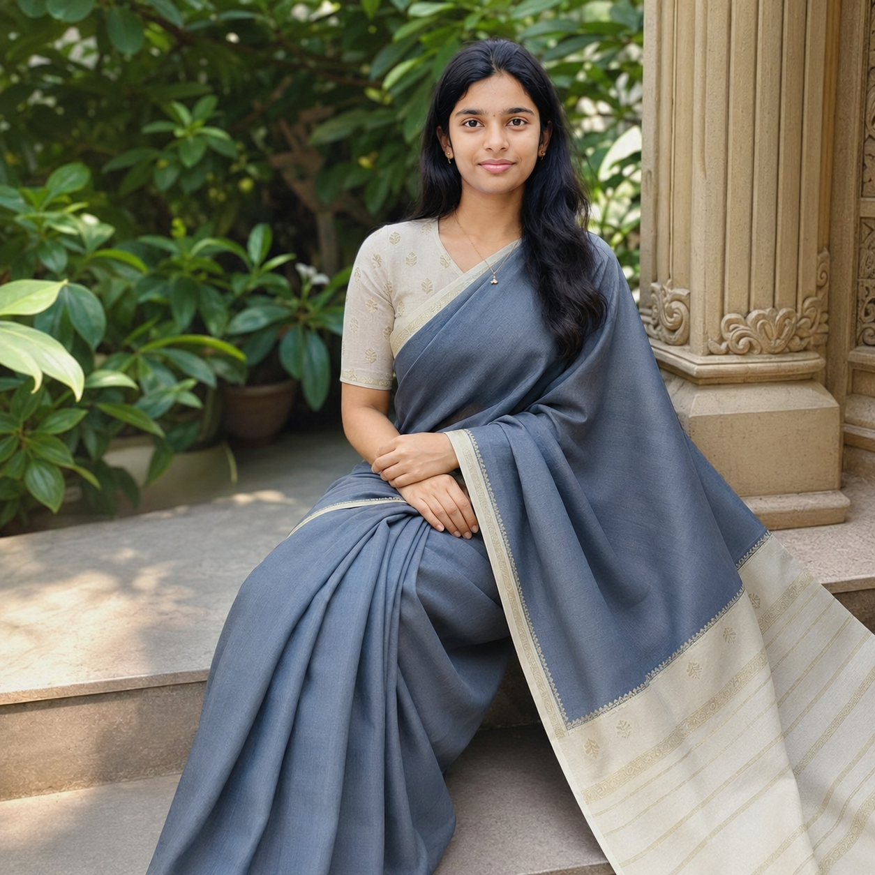 Viscose tissue silk saree