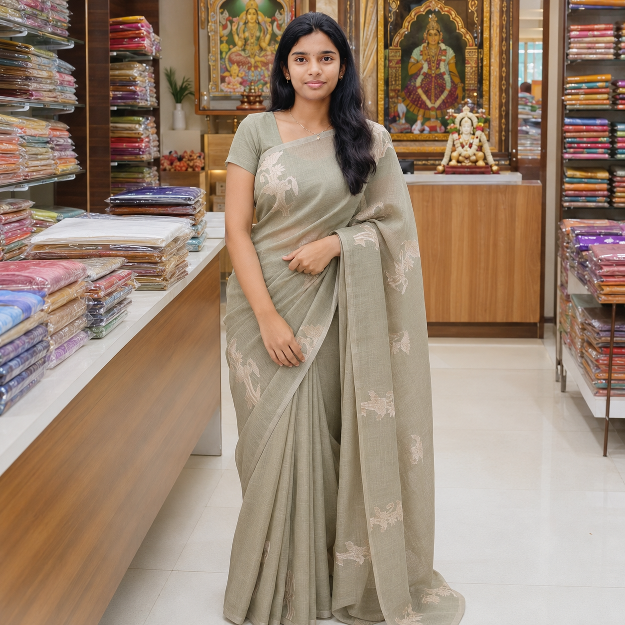 Paper Silk Saree