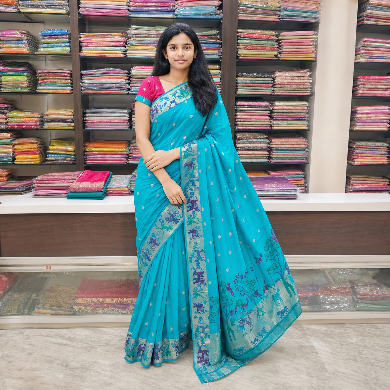 Banarasi fansy saree