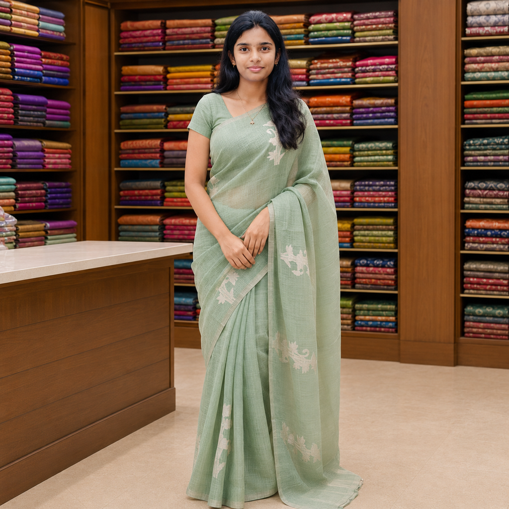 Paper Silk Saree