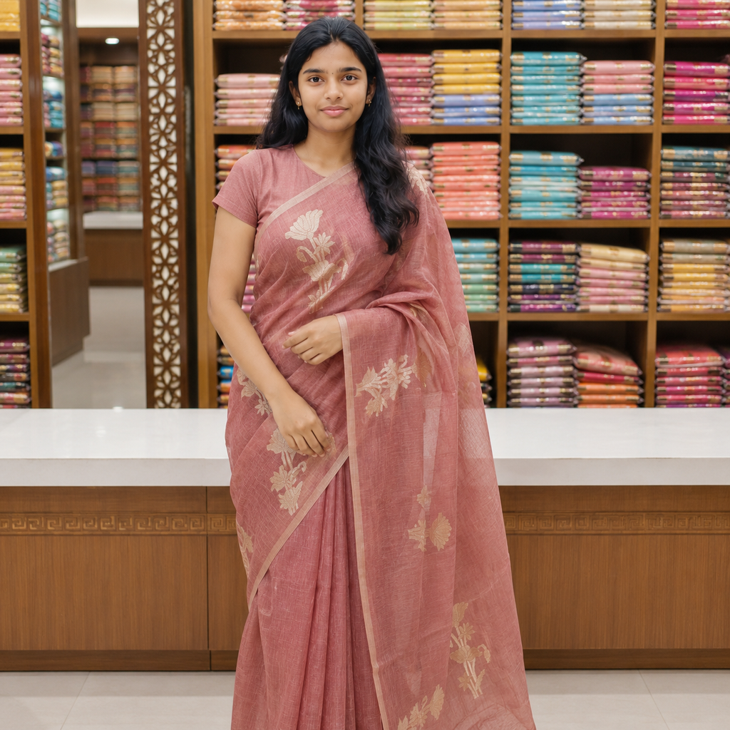 Paper Silk Saree