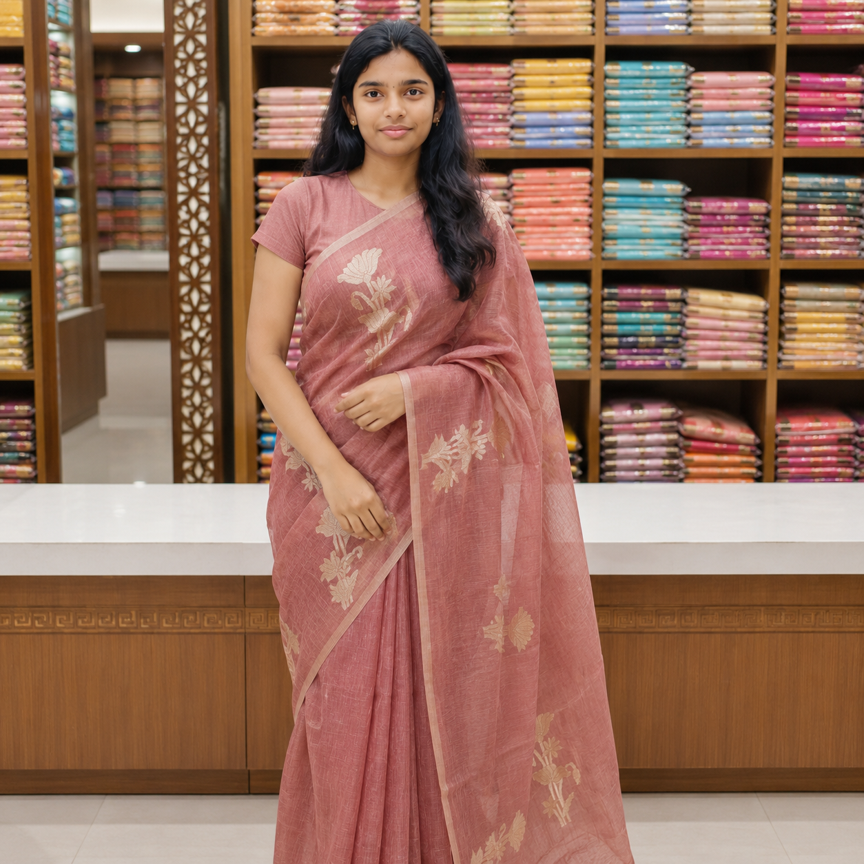 Paper Silk Saree