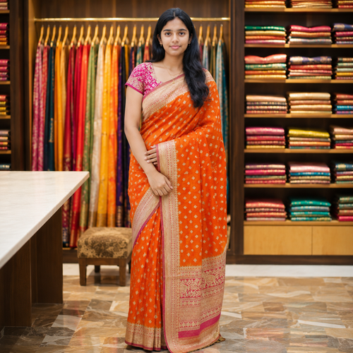 Banarasi Georgette Saree