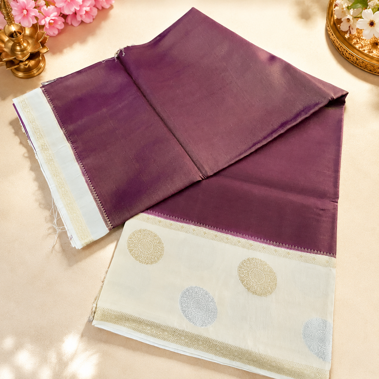 Viscose tissue silk Saree