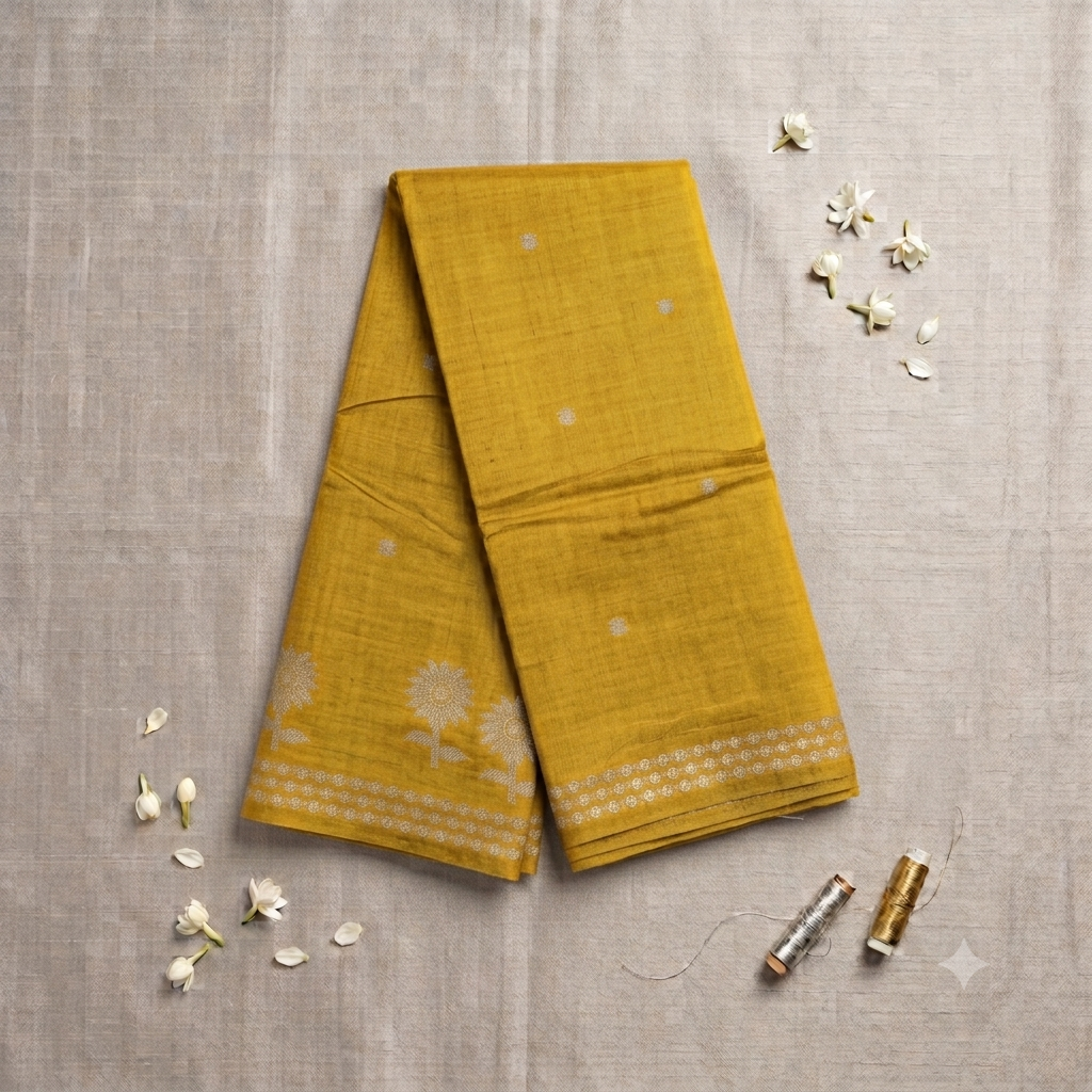 Tussar silk saree