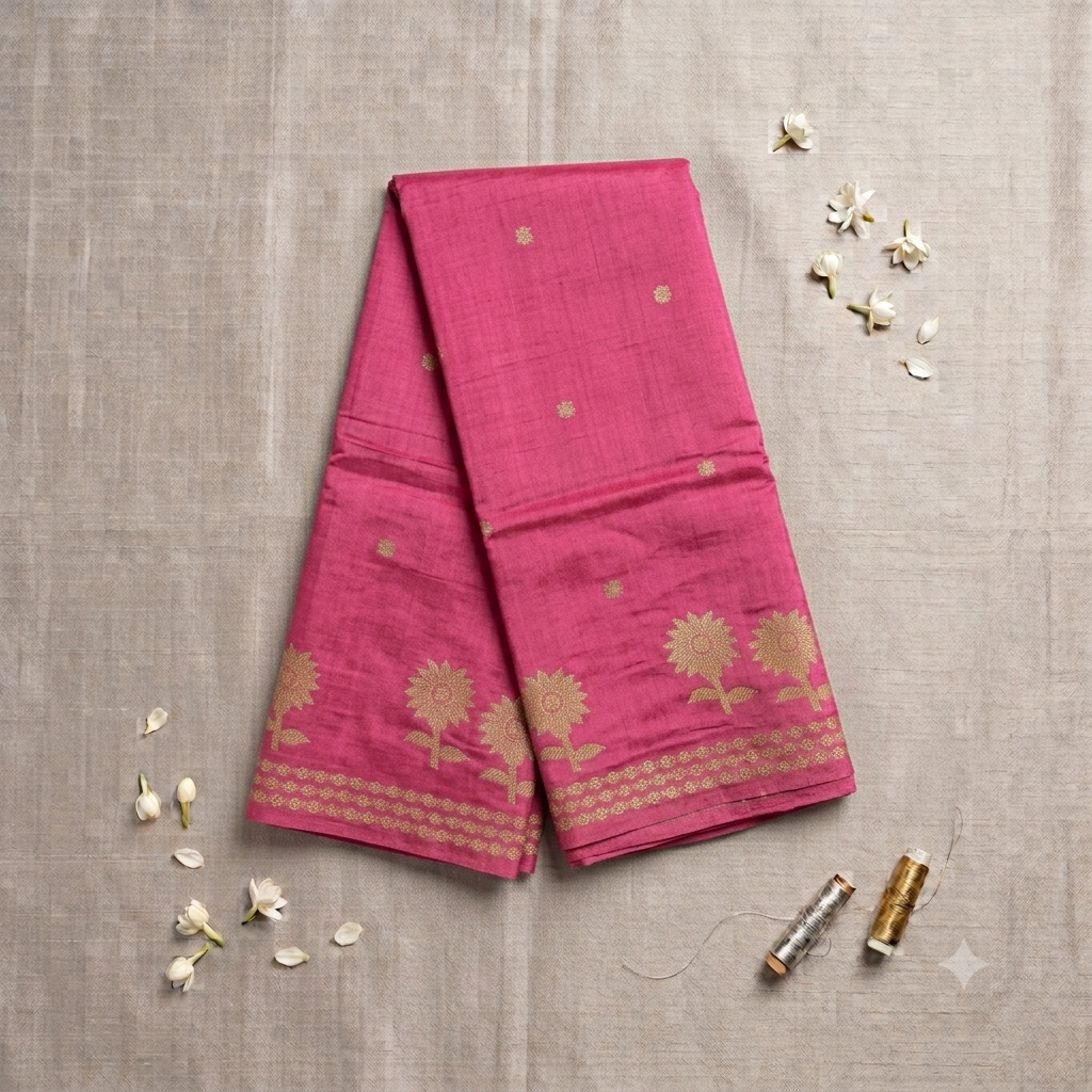 Tussar silk saree