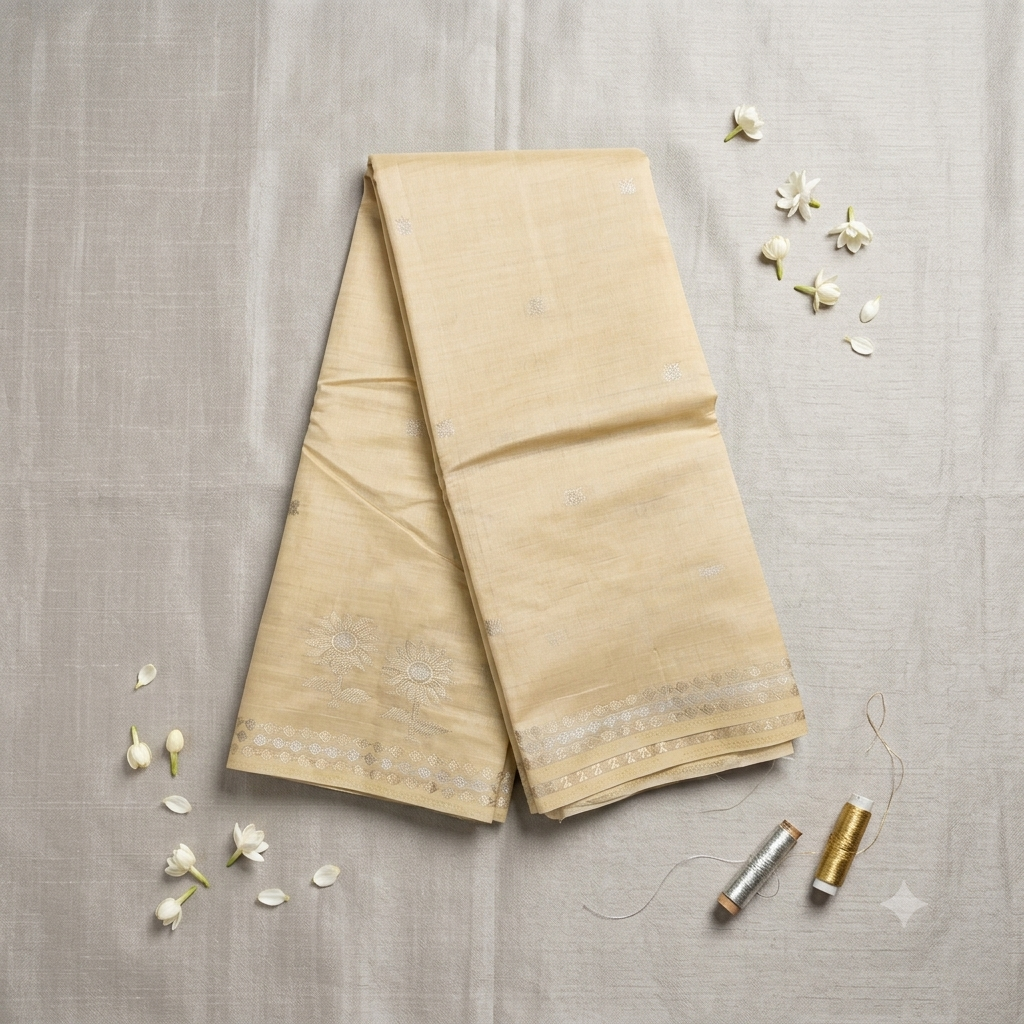 Tussar silk saree
