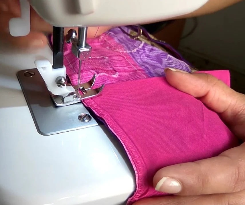 Saree Fall & Zigzag Stitching
