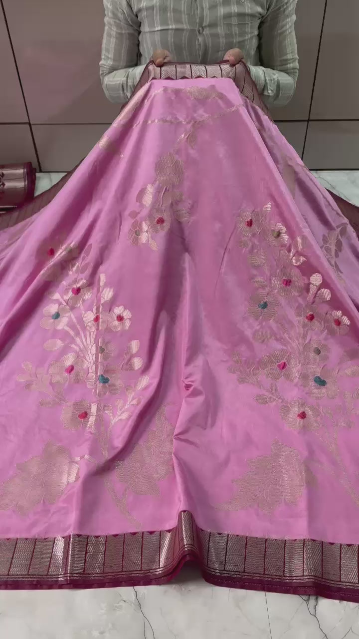 Semi Katan Silk Saree